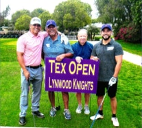 Wade Molina – guest, Rick Molina ’75, Steve Hiskey – former coach, Scott Molina – guest